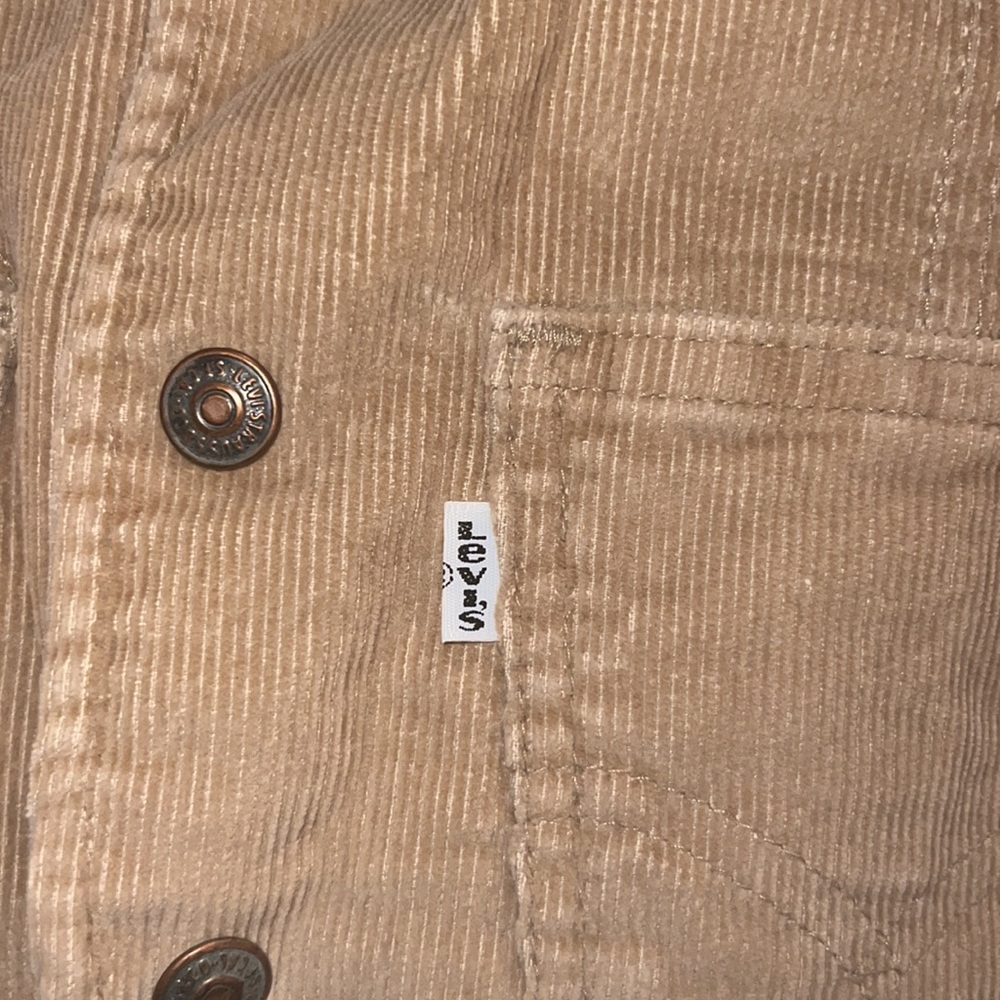RARE Vintage 1960 Levi’s white tag MADE IN USA corduroy vest - Picture 3 of 4